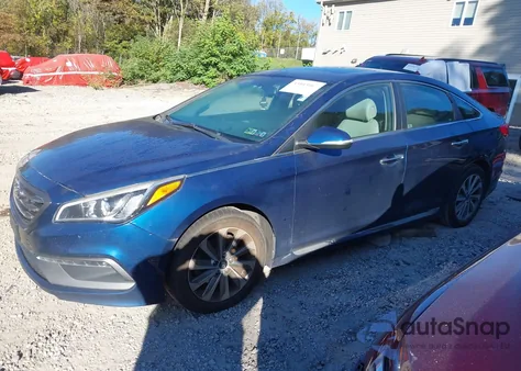 2016 Hyundai Sonata Sport из США, поврежденный, VIN 5NPE34AFXGH430137